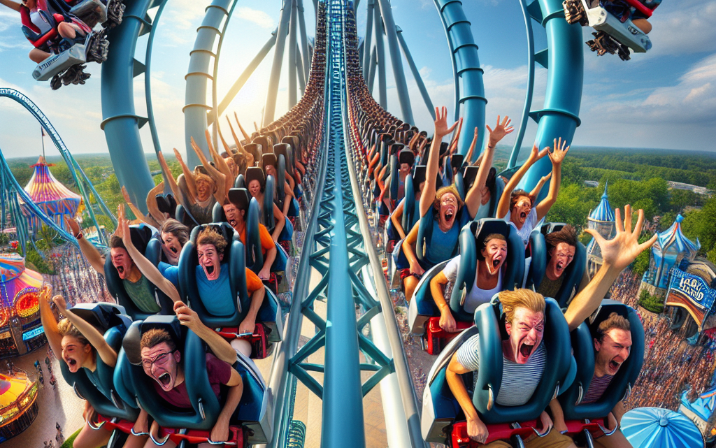 Bodenlose Achterbahnen: Eine aufregende Fahrt in der Luft